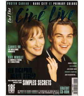 Ciné Live Magazine N°14 - June 1998 - French Magazine with Meryl Streep and Leonardo DiCaprio