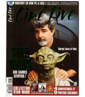 Ciné Live Magazine N°28 - October 1999 - French Magazine with George Lucas and Yoda