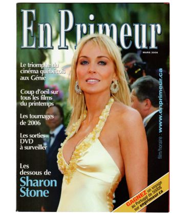 En Primeur - Mars 2006 - Magazine Québécois avec Sharon Stone