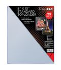 Plastique de protection rigide 8" x 10" - Ultra Pro Toploader - Paquet de 25