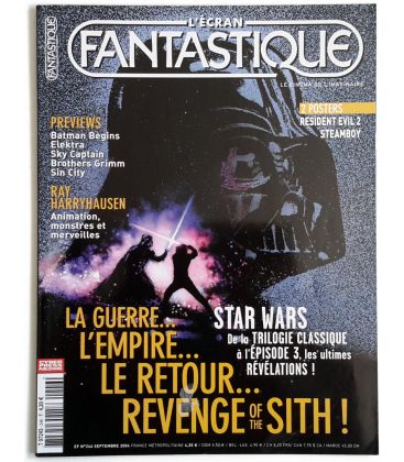 L'Ecran Fantastique Magazine N°246 - September 2004 with Star Wars