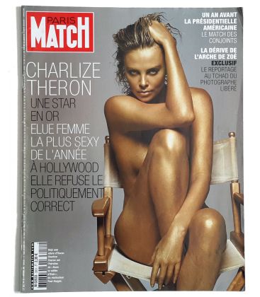 Paris Match Magazine N°3051 - November 8, 2007 issue with Charlize Theron