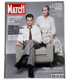 Paris Match N°3113 - 15 janvier 2009 - Magazine français avec Leonardo DiCaprio et Kate Winsley