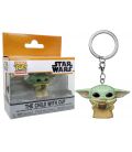 Star Wars The Mandalorian - Baby Yoda with cup - Pocket Pop Keychain