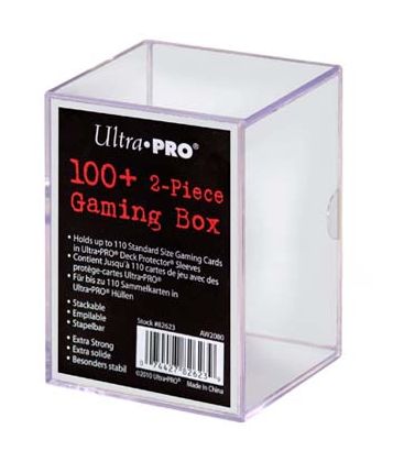 2-Piece 110 Count Gaming Card Storage Box - Ultra-Pro