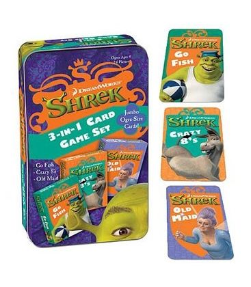 Shrek - 3-in-1 Card Game Set