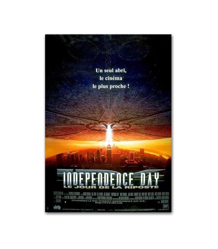 Independence Day - 16 x 21 - Original French Movie Poster - Cinéma Passion
