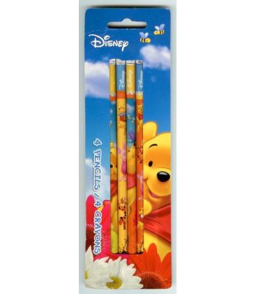 Winnie the Pooh - Set of 4 Pencils