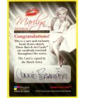 Marilyn Monroe - Carte spéciale - Sketch A de Connie Persampieri