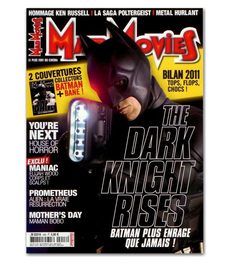 Mad Movies Magazine N°248 - January 2012 issue with Batman The
