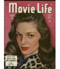 Movie Life - Février 1946 - Magazine américain avec Lauren Bacall