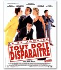 Tout doit disparaitre - 16" x 21" - Original French Movie Poster