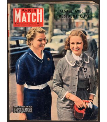 Paris Match Magazine N°432 - July 20, 1957 with Ingrid Bergman