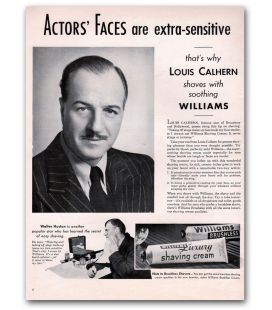 Louis Calhern - Ancienne publicité originale