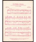 With A Song In My Heart - Vintage Sheet Music