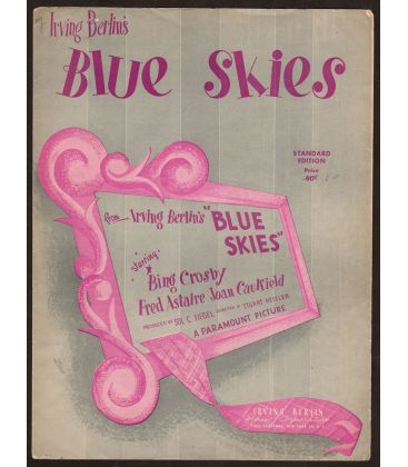 Blue Skies - Vintage Sheet Music