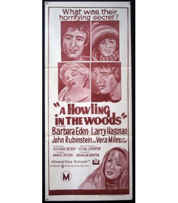 A Howling in the Woods - 13" x 30" - Original Australian Poster