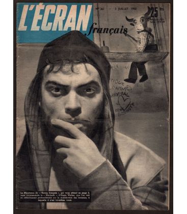 L'Ecran français N°261 - 3 juillet 1950 - Magazine français avec Orson Welles