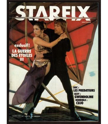 Starfix N°7 - Août 1983 - Magazine français avec Star Wars, Le Retour du Jedi