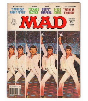 Mad Magazine N°201 - September 1978 with John Travolta