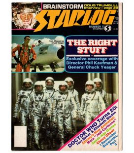 Starlog N°77 - Décembre 1983 - Ancien magazine américain avec L'Etoffe des héros