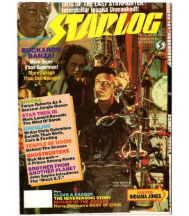 Starlog Magazine N°86 - September 1984 with Buckaroo Banzai