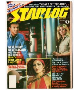 Starlog N°75 - Octobre 1983 - Ancien magazine américain avec James Bond