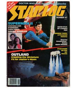 Starlog N°47 - Juin 1981 - Ancien magazine américain avec Christopher Reeve en Superman