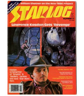 Starlog N°51 - Octobre 1981 - Ancien magazine américain avec Star Wars et Indiana Jones