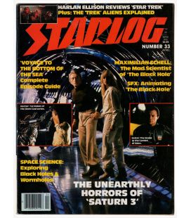 Starlog N°33 - Avril 1980 - Ancien magazine américain avec Kirk Douglas et Farrah Fawcett