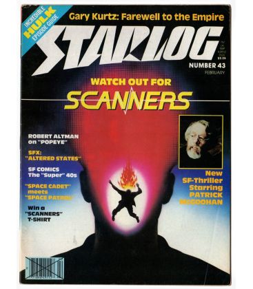 Starlog N°43 - Février 1981 - Ancien magazine américain avec Scanners