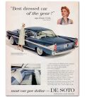 Jeanne Crain - Vintage Original Advertisement for De Soto