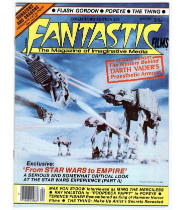 Fantastic Films﻿ Magazine N°23 - April 1981 - American Magazine with Star Wars
