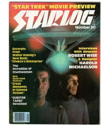Starlog N°30 - Janvier 1980 - Ancien magazine américain avec Star Trek