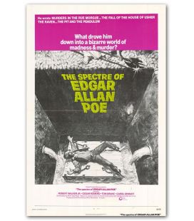Le Spectre d'Edgar Allan Poe - 27" x 40" - Ancienne affiche originale américaine