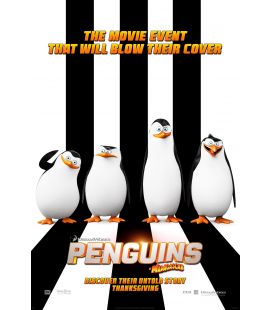 Les Pingouins de Madagascar - 27" x 40" - Affiche préventive originale américaine