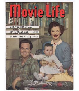 Movie Life - Mai 1949 - Magazine américain avec Shirley Temple