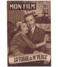 La Fugue de Monsieur Perle - Ancien magazine Mon film N°362 de 1953