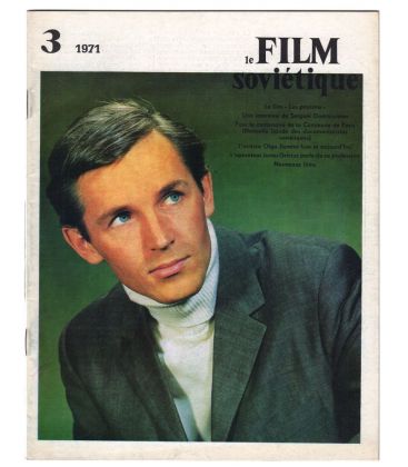 Le Film Sovietique Magazine N°3 - Vintage 1971 issue with Stanislave Lubchine