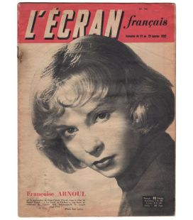 L'Ecran français N°341 - 23 janvier 1952 - Magazine français avec Françoise Arnoul