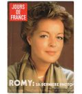 Jours de France N°1431 - 5 juin 1982 - Ancien magazine français avec Romy Schneider