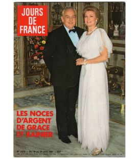 Jours de France N°1372 - 18 avril 1981 - Ancien magazine français avec Grace Kelly