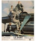 The Saint Lies in Wait - Lot of 2 Vintage Original French Lobby Cards with Jean Marais