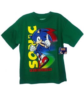Sonic - The Hedgehog - T-shirt vert pour garçon
