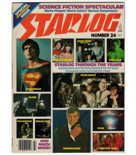 Starlog N°24 - Juillet 1979 - Ancien magazine américain avec Superman et Star Wars