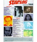 Starlog N°90 - Janvier 1985 - Ancien magazine américain avec Roy Scheider