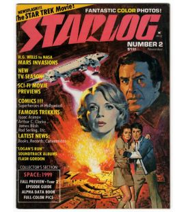 Starlog N°2 - Novembre 1976 - Ancien magazine américain avec Cosmos 1999