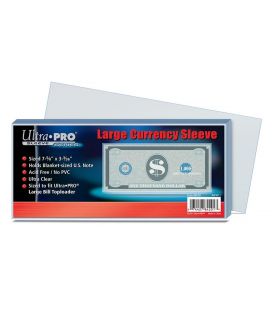 Large Currency Sleeves - Ultra Pro - Pack of 100
