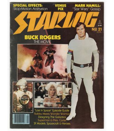 Starlog N°21 - Avril 1979 - Ancien magazine américain avec Buck Rogers
