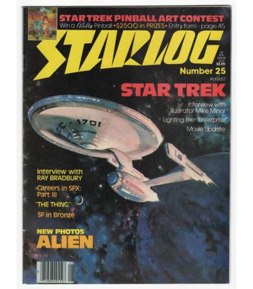 Starlog Magazine N°25 - Vintage August 1979 issue with Star Trek